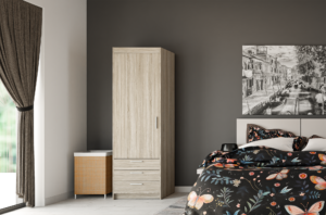Szafa Elena 1D 3S – Dąb Sonoma - Lempert