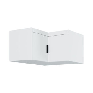 Nadstawka do szafy Elena 2D Narożna – Biała - Lempert