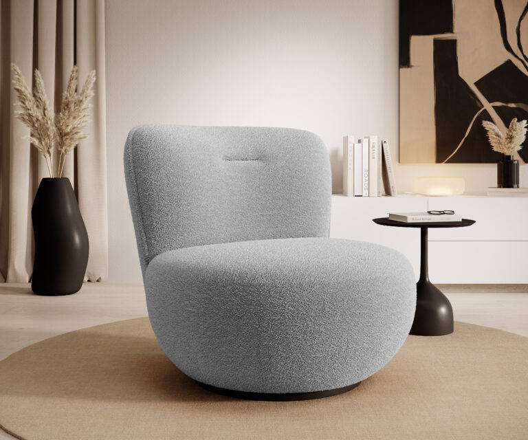 Fotel Skandynawski Ovo Obrotowy 360 * - Asterix