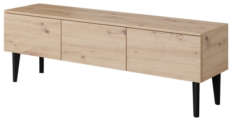 Szafka stolik RTV 150 3D Bergen - Dąb Artisan - Paws