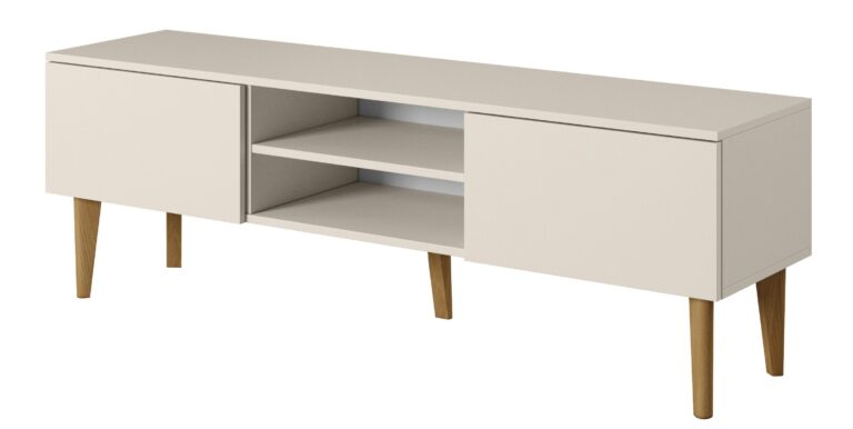 Szafka stolik RTV 150 2D Bergen - Beż Mink - Paws