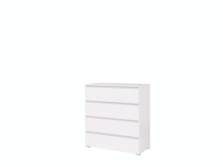 Komoda 4 szuflady Cosmo C04 - Biała - Maridex