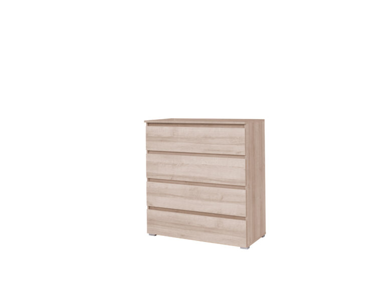 Komoda 4 szuflady Cosmo C04 - Dąb Sonoma - Maridex