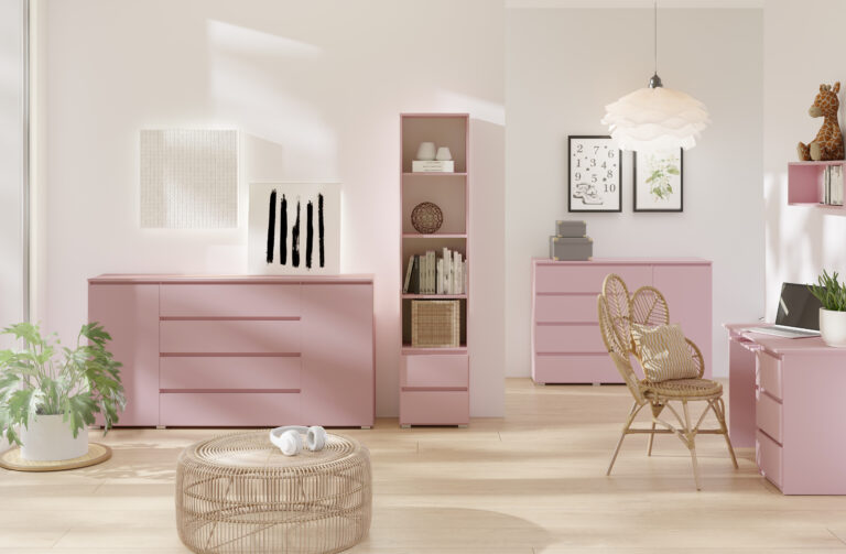 Zestaw Mebli młodzieżowych Cosmo - Marshmallow - Maridex