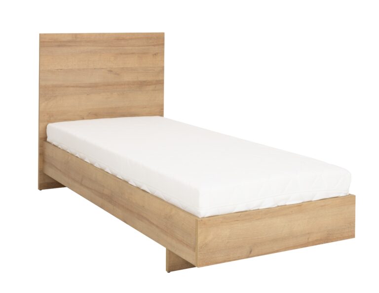 Łóżko pojedyncze Noma N07 - Dąb Riviera - Maridex