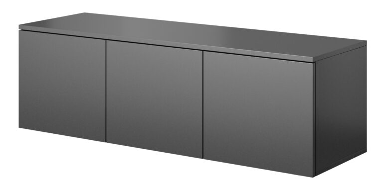 Szafka wisząca stolik RTV 120 3D Asgard - Antracyt - Paws