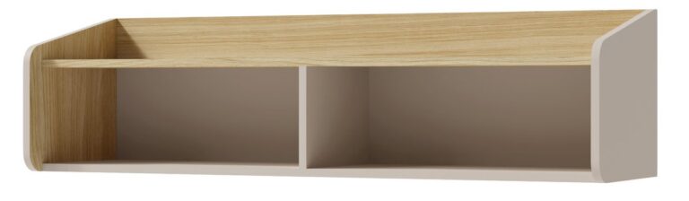 Półka wisząca Alessio AE11 - Beż Piaskowy / Dąb Olejowany - Meblar