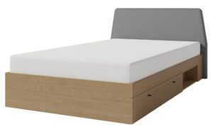 Łóżko młodzieżowe z szufladami Alessio AE13 L/P - Eukaliptus / Dąb Baltic Dune