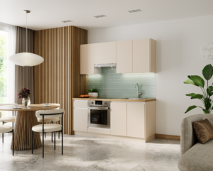 Meble Kuchenne Campari Beż Piaskowy Set 1,8 m + Blat