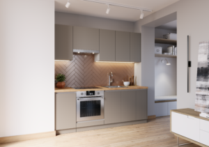 Meble Kuchenne Campari Szary Kamienny Set 2,1 m