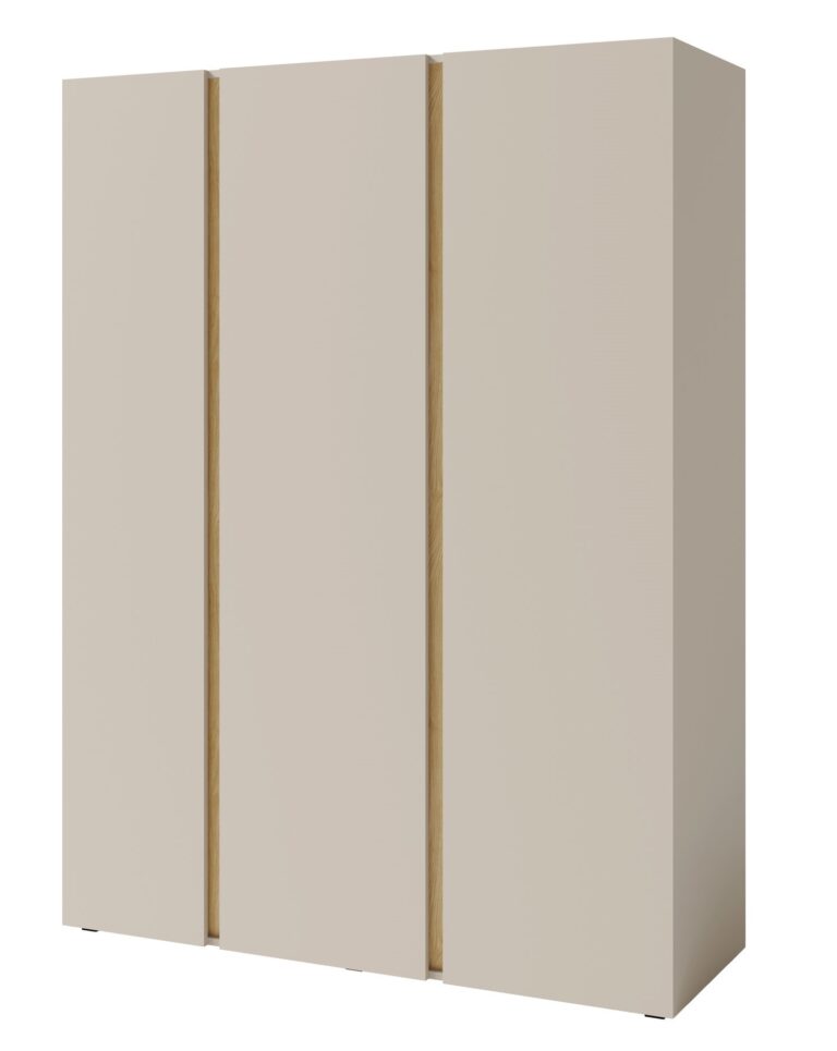 Szafa trzydrzwiowa Luca LC1 - Beż Piaskowy / Dąb Olejowany - Meblar