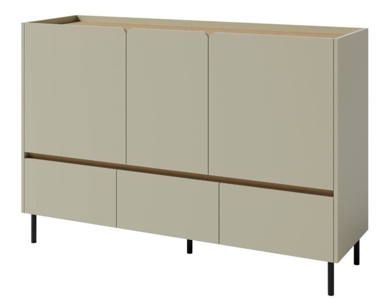 Komoda młodzieżowa z szafkami Luca LC7 - Eukaliptus / Dąb Baltic Dune - Meblar