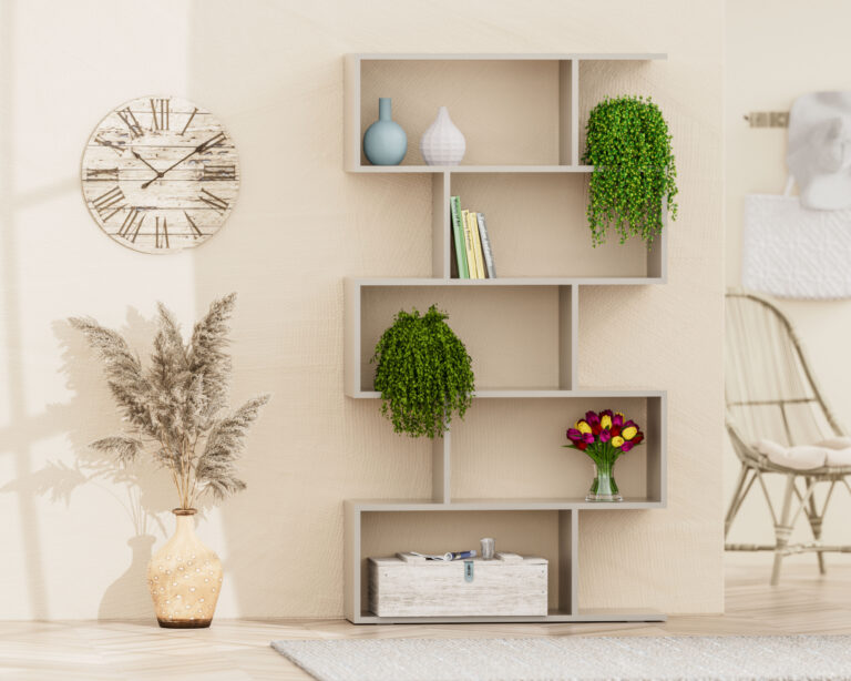 Regał Otwarty Beż Piaskowy - Layman