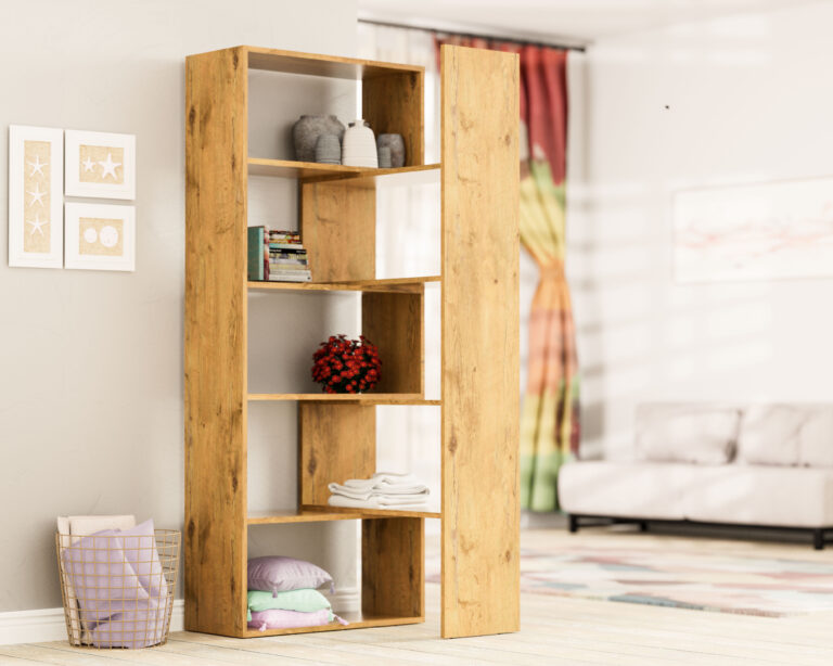 Regał Otwarty Roma Rozsuwany Dąb Lancelot - Layman