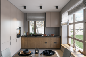 Meble Kuchenne Sorento Baltic Storm / Beż Mat 240 cm na 280 cm - Gała