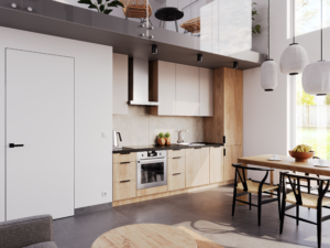 Meble Kuchenne Sorento Dąb Puccini / Beż Mat 305 cm - Gała