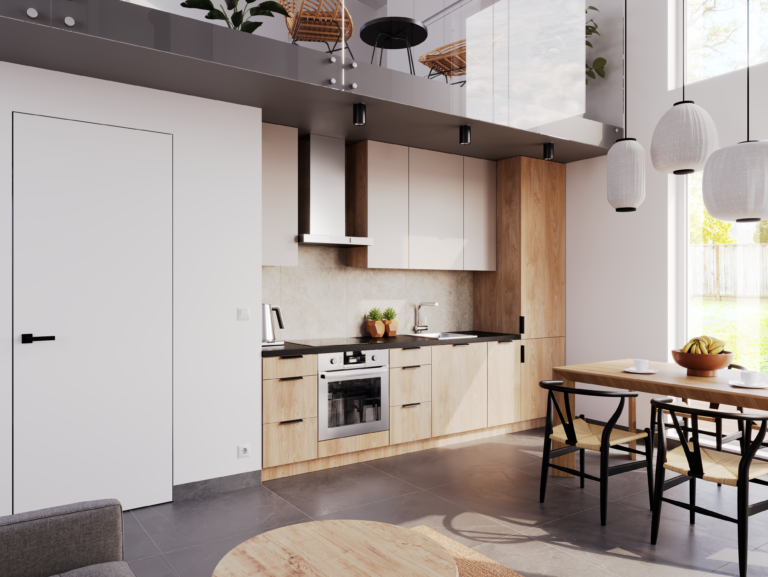 Meble Kuchenne Sorento Dąb Puccini / Beż Mat 305 cm - Gała