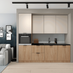 Meble Kuchenne Sorento Dąb Puccini / Beż Mat 240 cm - Gała