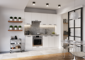 Meble Kuchenne Vella Biały Mat Set 2,1 m