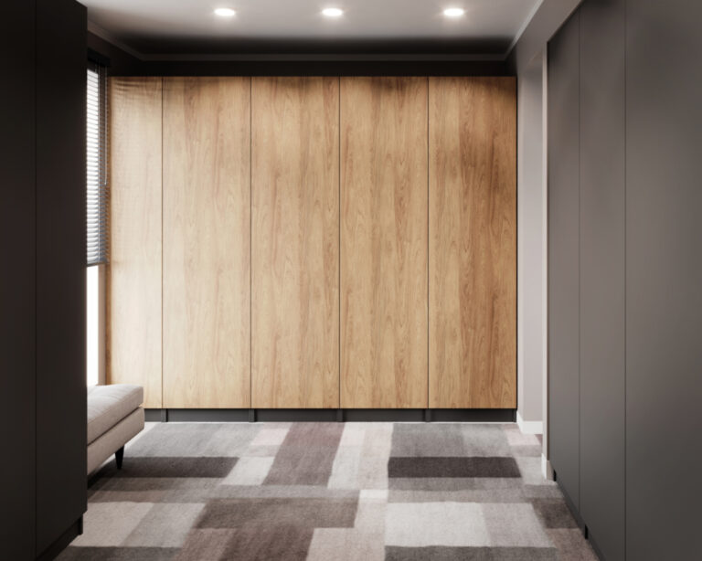 Szafa Modułowa Dąb Craft Złoty 240 cm - Moduły,Led,Blum - Layman