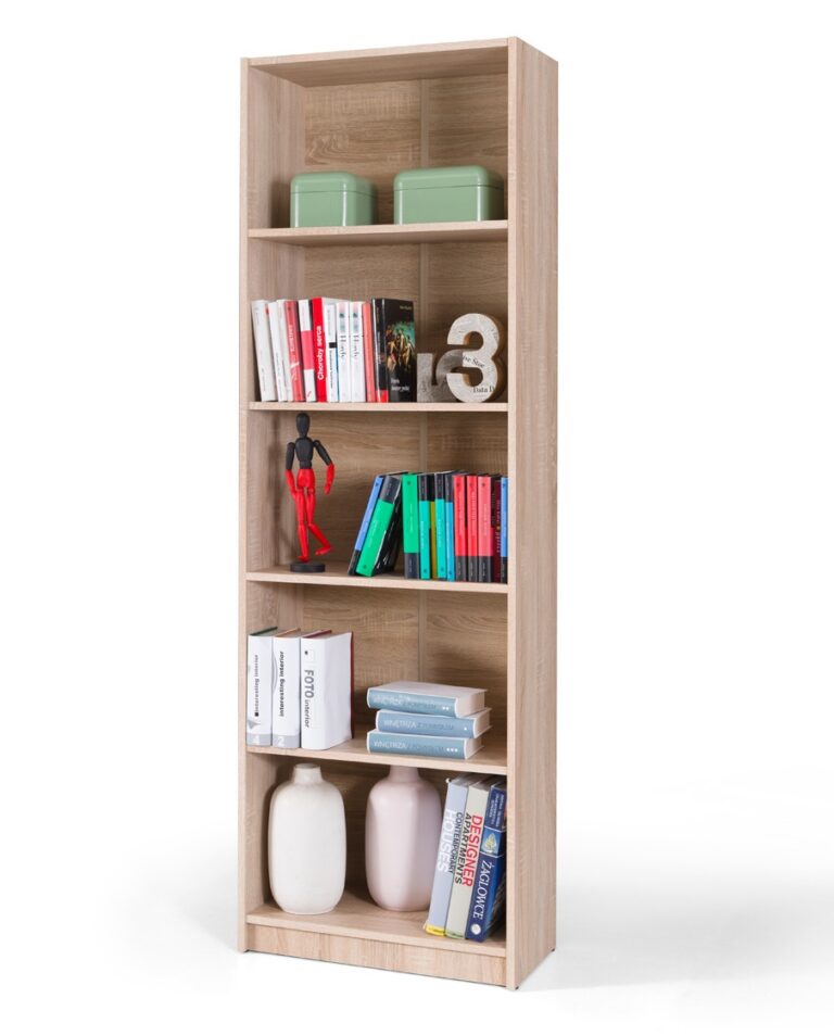 Regał otwarty 60 cm - Dąb Sonoma - Maridex