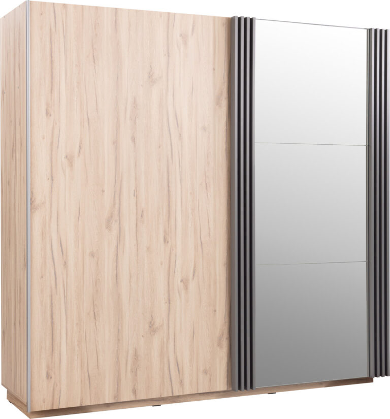 Szafa Allmo AL15 - Dąb Estana Jasny / Antracyt - Meblar