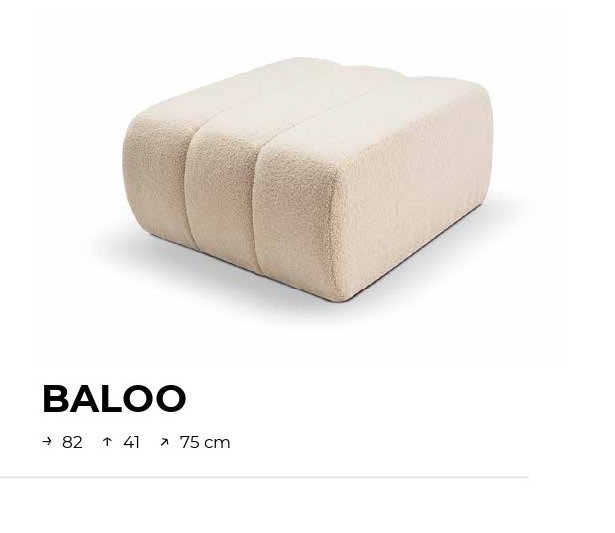 Pufa Baloo  - Laski Meble