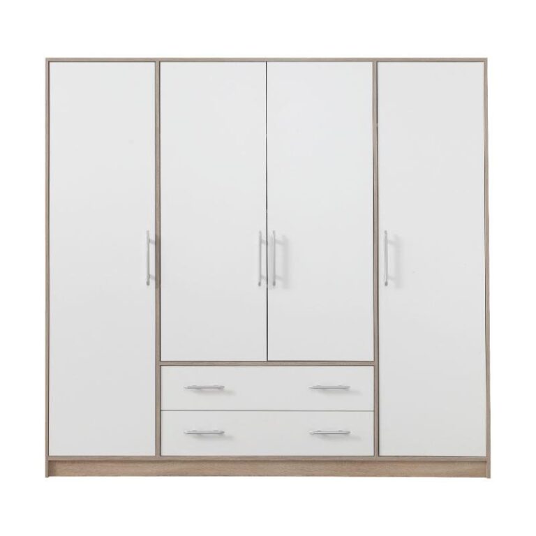 Szafa Smart SR1 - Dąb Sonoma / Biały Lux - Meblar