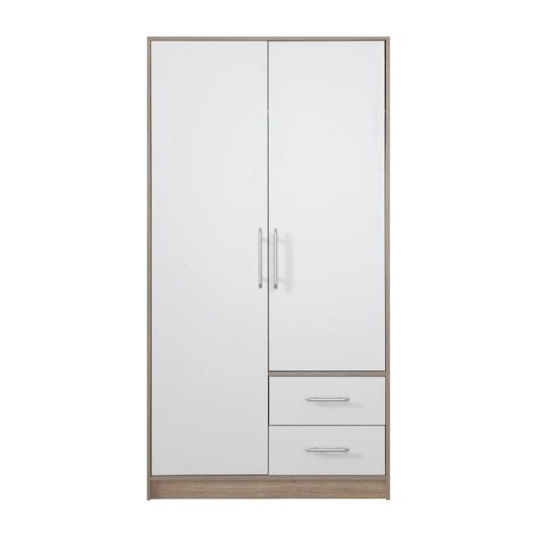 Szafa Smart SR3 - Dąb Sonoma / Biały Lux - Meblar