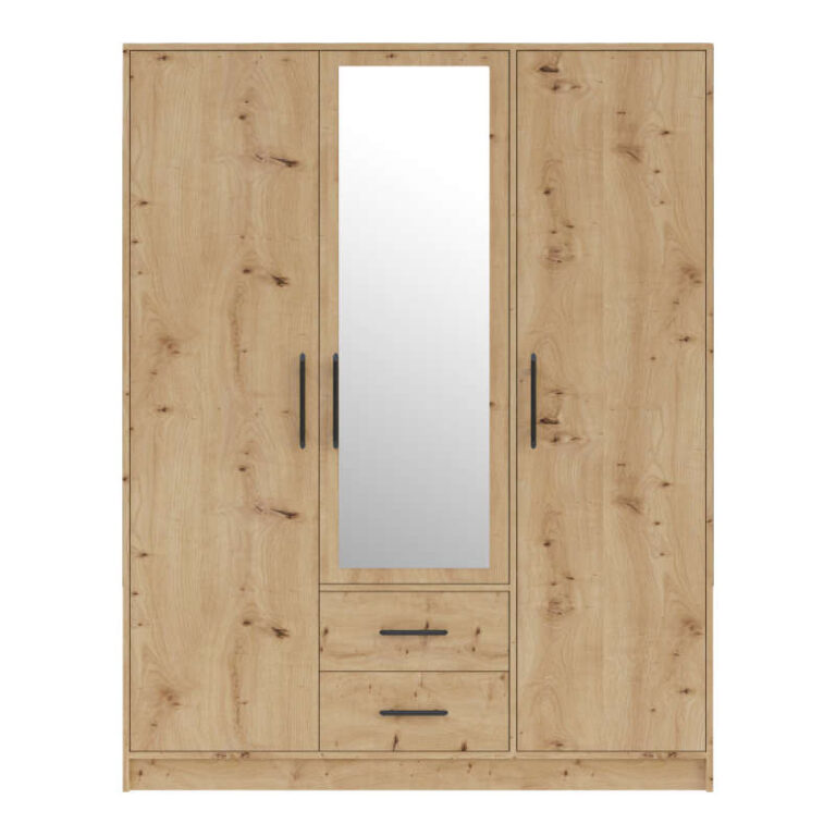 Szafa Smart SRL2 z lustrem - Dąb Artisan - Meblar