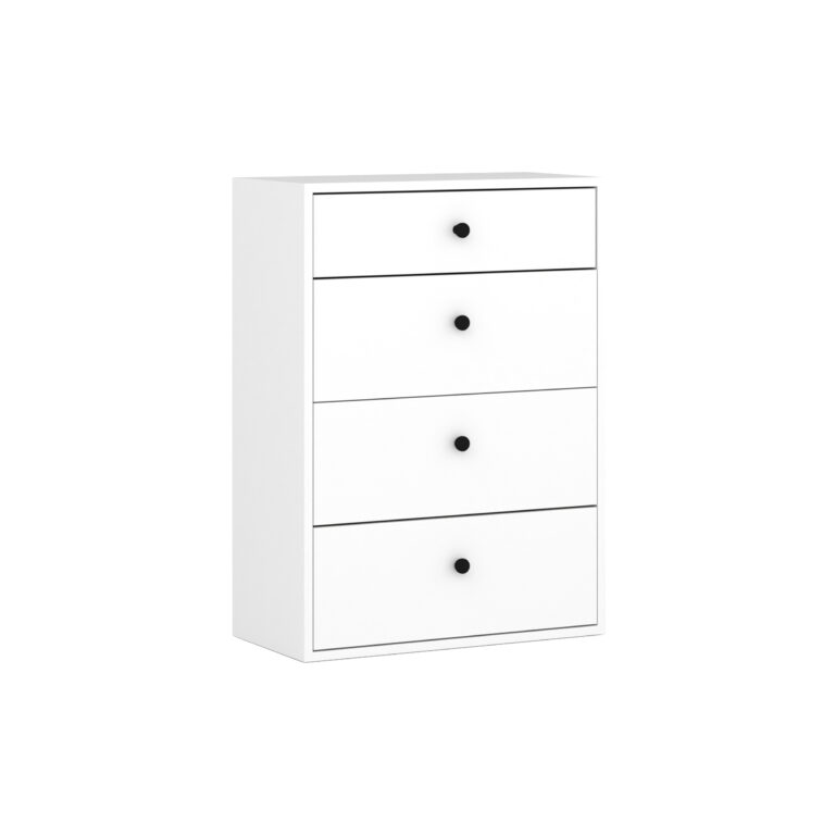 Szafka na buty Kabo 3K 1S 60 cm - Biały Mat - Arkos