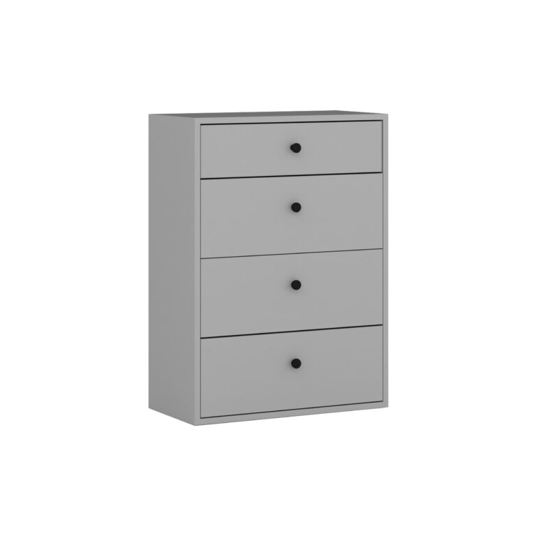 Szafka na buty Kabo 3K 1S 60 cm - Szary Mat - Arkos