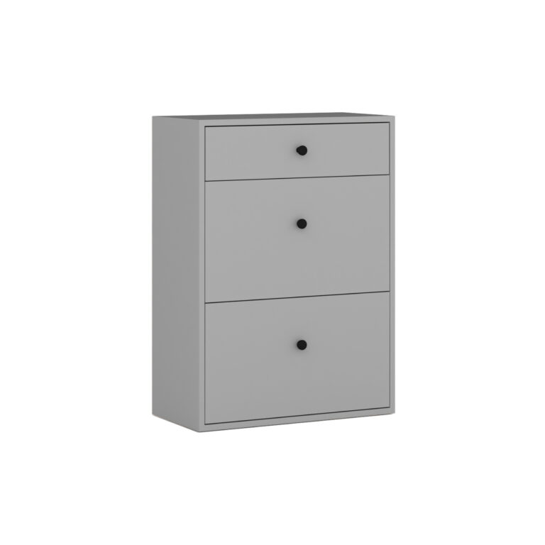 Szafka na buty Kabo 2K 1S 60 cm - Szary Mat - Arkos