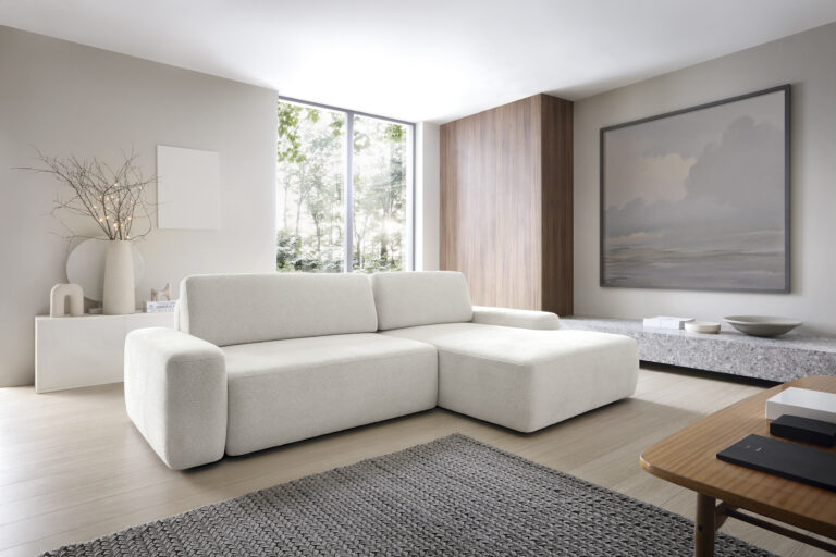 Narożnik Bouli M z funkcją spania - Piaski Meble