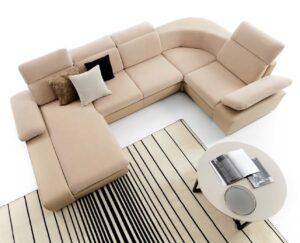 Narożnik Odessa II Podkowa z funkcją spania - Piaski Meble