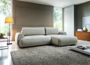 Narożnik Pocket z funkcją spania - Piaski Meble