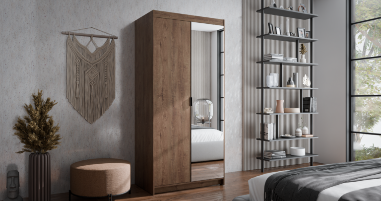 Szafa Elena 2D 1 Lustro – Dąb Lefkas - Lempert