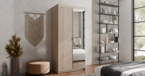 Szafa Elena 2D 1 Lustro – Dąb Sonoma - Lempert