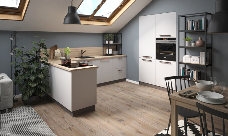 Meble Kuchenne Bonn - Fronty Akryl Biały Mat 18 mm - Extom