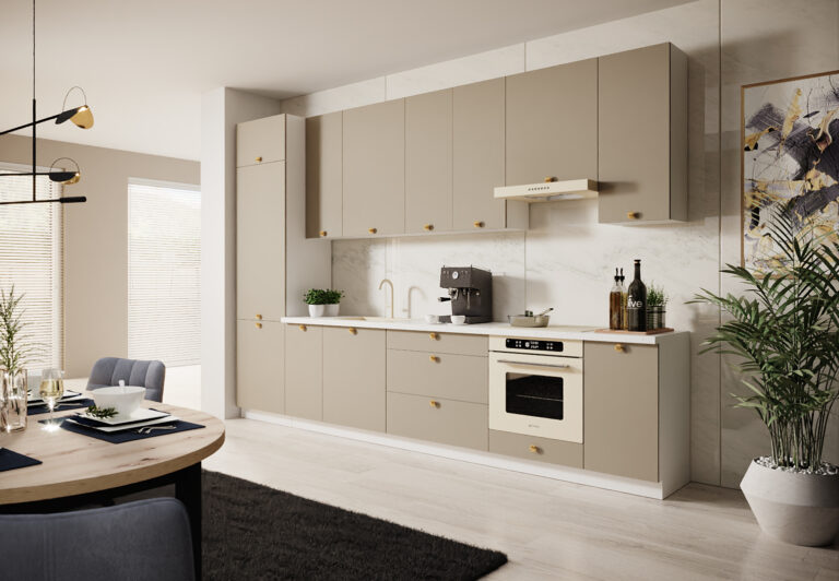 Meble Kuchenne Bonn - Fronty Akryl Mat 18 mm - Stone Grey - Extom