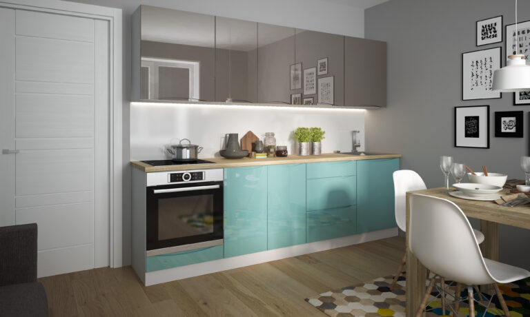 Meble Kuchenne Napoli - Fronty Lakier Premium 19 mm - RAL - ICA - Extom