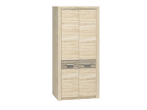 Szafa Castel 01- Dąb Sonoma Jasna / MDF Dąb Sonoma Truflowa - ML Meble