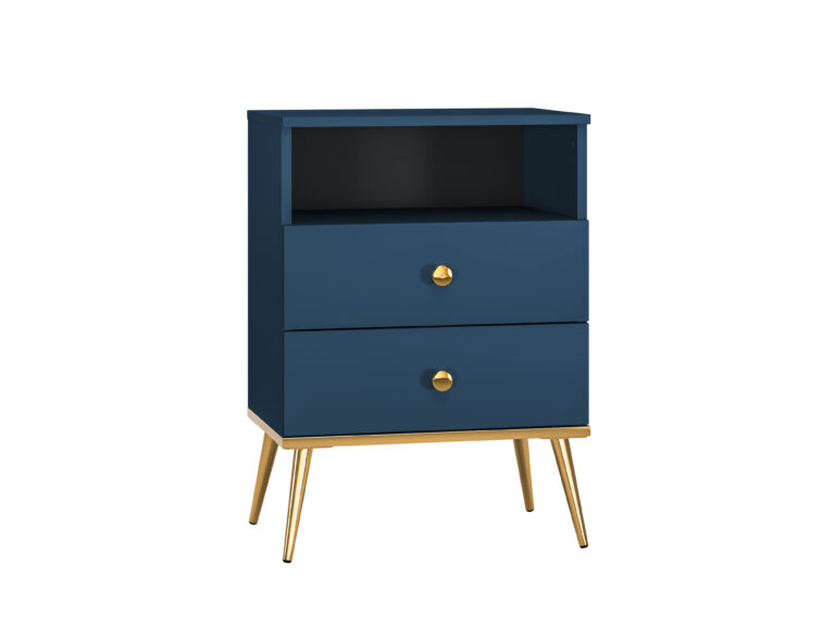 Szafka nocna Marine 10 - Ciemny Błękit - ML Meble
