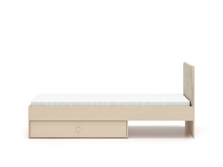 Łóżko Mevel 08 - Piasek Pustyni / Szary Pallad - ML Meble