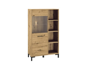 Witryna Nevio 19 - Dąb Artisan - ML Meble