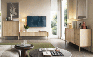 Zestaw mebli do salonu Tavo - Dąb Cremona - Laski