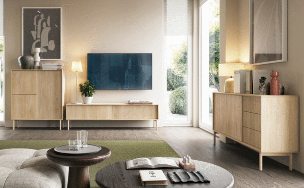 Zestaw mebli do salonu Tavo - Dąb Cremona - Laski