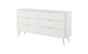 Komoda Lante 163 6S - Biały - Laski