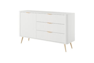 Komoda Lante 138 D 3S - Biały - Laski