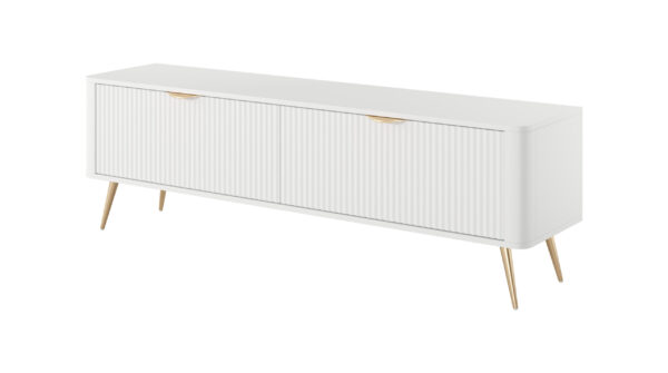 Szafka RTV Lante 163 2D - Biały - Laski